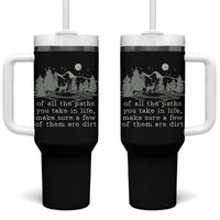 Retro Nature Wildlife Outdoor Tumbler With Handle Camping Forest Hiking Vintage - Wonder Print Shop