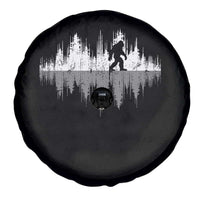 Bigfoot In The Forest Spare Tire Cover Sasquatch Trees Reflection Wildlife Nature Outdoor Wild Retro - Wonder Print Shop