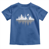 Bigfoot In The Forest Toddler T Shirt Sasquatch Trees Reflection Wildlife Nature Outdoor Wild Retro - Wonder Print Shop