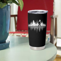 Bigfoot In The Forest Tumbler Cup Sasquatch Trees Reflection Wildlife Nature Outdoor Wild Retro - Wonder Print Shop