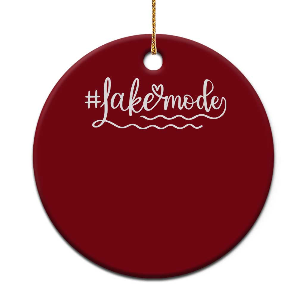 Lake Mode Ceramic Ornament Summer Vacation Outdoor Camping - Wonder Print Shop