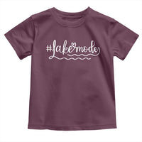 Lake Mode Toddler T Shirt Summer Vacation Outdoor Camping - Wonder Print Shop