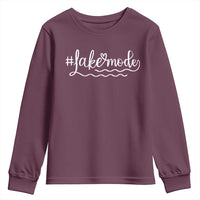 Lake Mode Youth Sweatshirt Summer Vacation Outdoor Camping - Wonder Print Shop