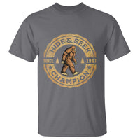 Retro Bigfoot Believer T Shirt Undefeated Sasquatch Hide And Seek Cryptozoology - Wonder Print Shop