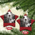 Cat Selfie With Bigfoot UFO Christmas Ornament Funny Cat Lover Gifts - Wonder Print Shop