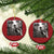 Raccoon Selfie With Bigfoot UFO Christmas Ornament Funny Feral Lover Gifts - Wonder Print Shop