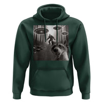 Raccoon Selfie With Bigfoot UFO Hoodie Funny Feral Lover Gifts - Wonder Print Shop