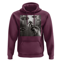 Raccoon Selfie With Bigfoot UFO Hoodie Funny Feral Lover Gifts - Wonder Print Shop