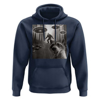 Raccoon Selfie With Bigfoot UFO Hoodie Funny Feral Lover Gifts - Wonder Print Shop
