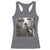 Raccoon Selfie With Bigfoot UFO Racerback Tank Top Funny Feral Lover Gifts - Wonder Print Shop
