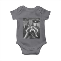 Racoon Meme Baby Onesie Selfie With Alien UFO - Wonder Print Shop