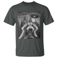 Racoon Meme T Shirt Selfie With Alien UFO - Wonder Print Shop
