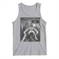 Racoon Meme Tank Top Selfie With Alien UFO - Wonder Print Shop