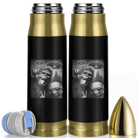 Bigfoot Selfie With Alien Bullet Tumbler UFO Funny Sasquatch Rock On Hand Sign - Wonder Print Shop