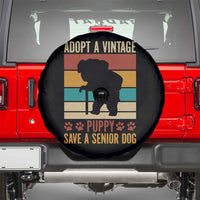 Vintage Adopt a Senior Dog Spare Tire Cover Rescue Animal Adoption Old Dog Shelter Pet - Wonder Print Shop