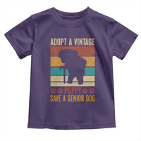 Vintage Adopt a Senior Dog Toddler T Shirt Rescue Animal Adoption Old Dog Shelter Pet - Wonder Print Shop