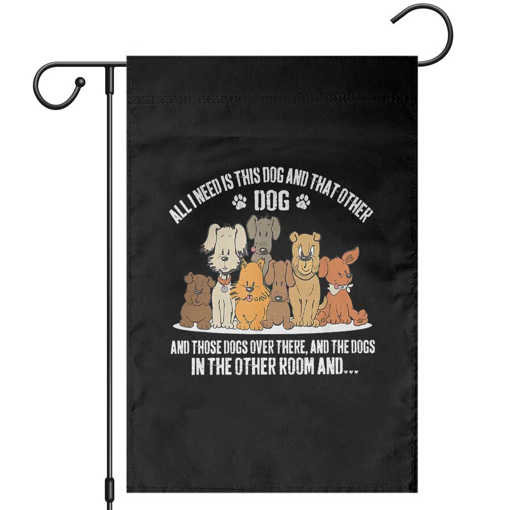 Funny Dog Lover Garden Flag Fur Mama Dad Dog Rescue - Wonder Print Shop
