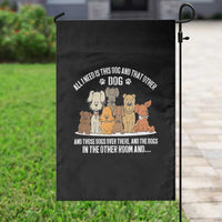 Funny Dog Lover Garden Flag Fur Mama Dad Dog Rescue - Wonder Print Shop