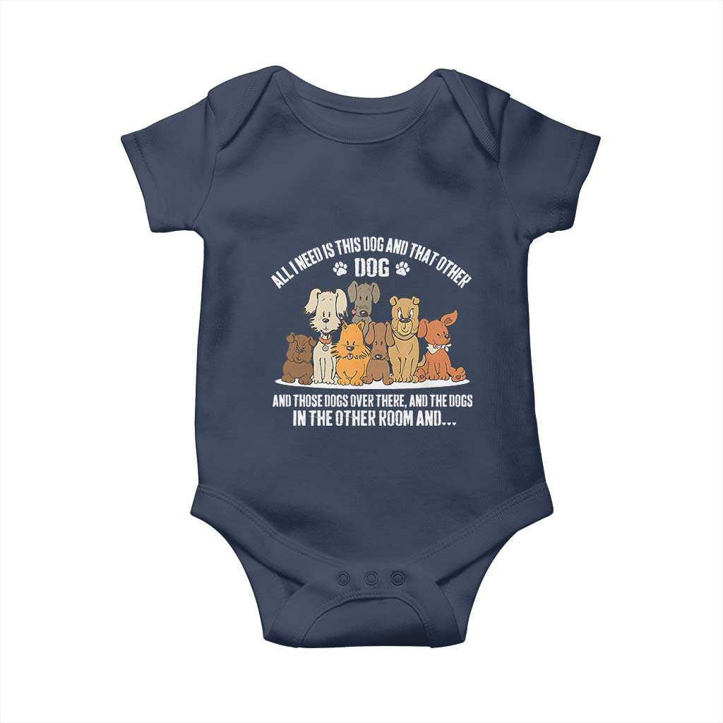 Funny Dog Lover Baby Onesie Fur Mama Dad Dog Rescue - Wonder Print Shop