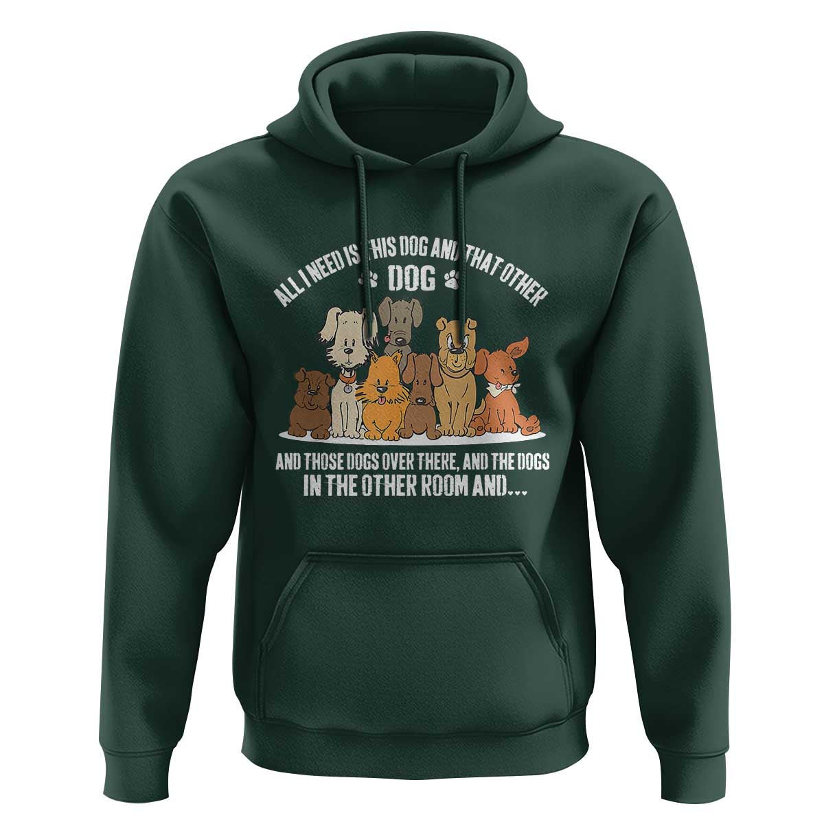 Funny Dog Lover Hoodie Fur Mama Dad Dog Rescue - Wonder Print Shop
