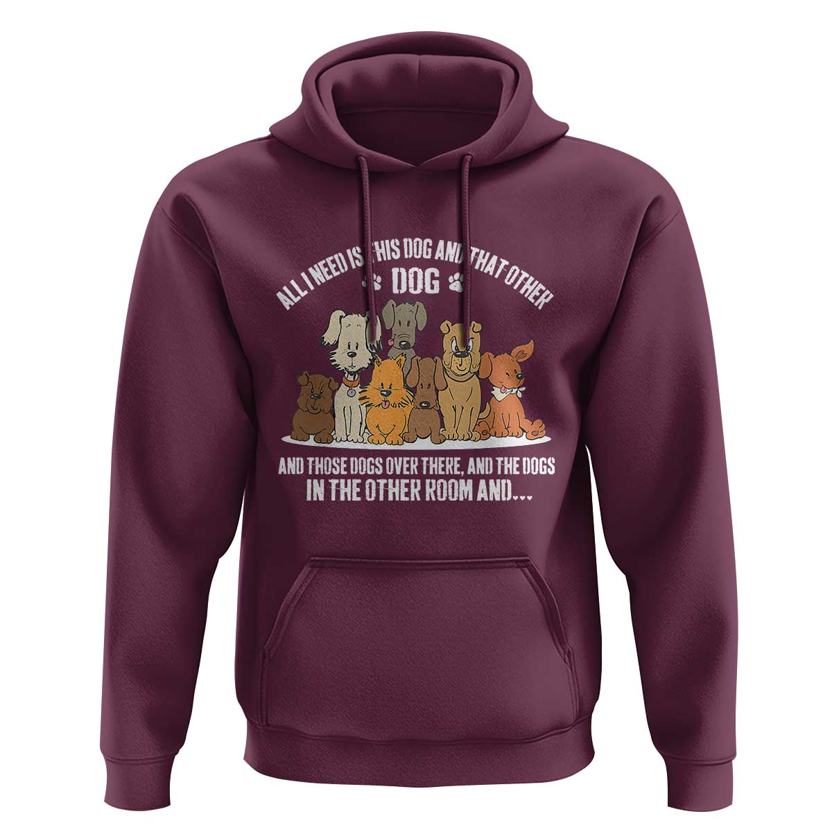 Funny Dog Lover Hoodie Fur Mama Dad Dog Rescue - Wonder Print Shop