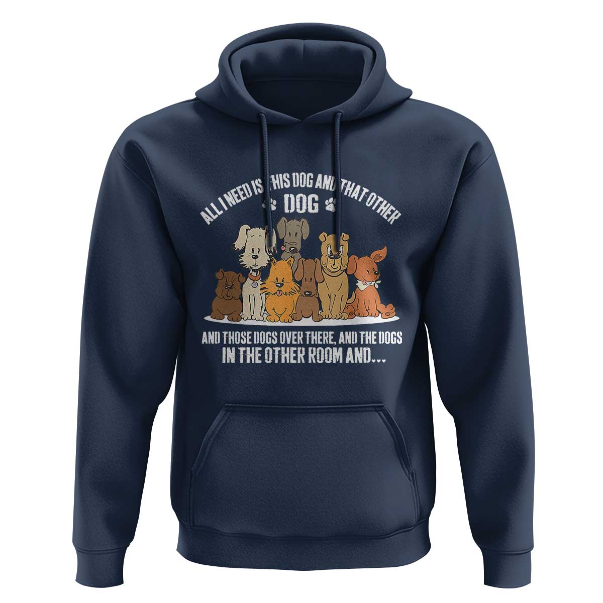 Funny Dog Lover Hoodie Fur Mama Dad Dog Rescue - Wonder Print Shop