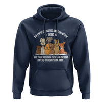 Funny Dog Lover Hoodie Fur Mama Dad Dog Rescue - Wonder Print Shop