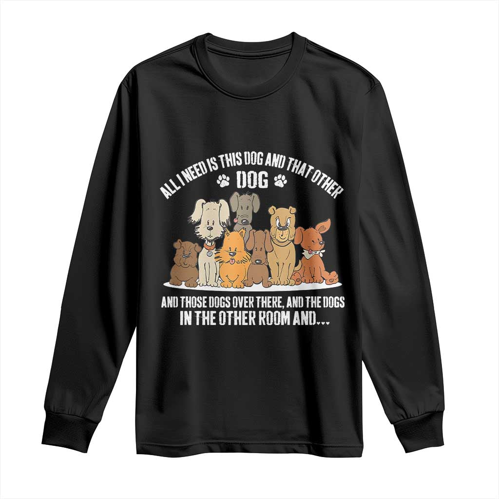 Funny Dog Lover Long Sleeve Shirt Fur Mama Dad Dog Rescue - Wonder Print Shop
