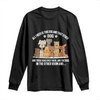 Funny Dog Lover Long Sleeve Shirt Fur Mama Dad Dog Rescue - Wonder Print Shop