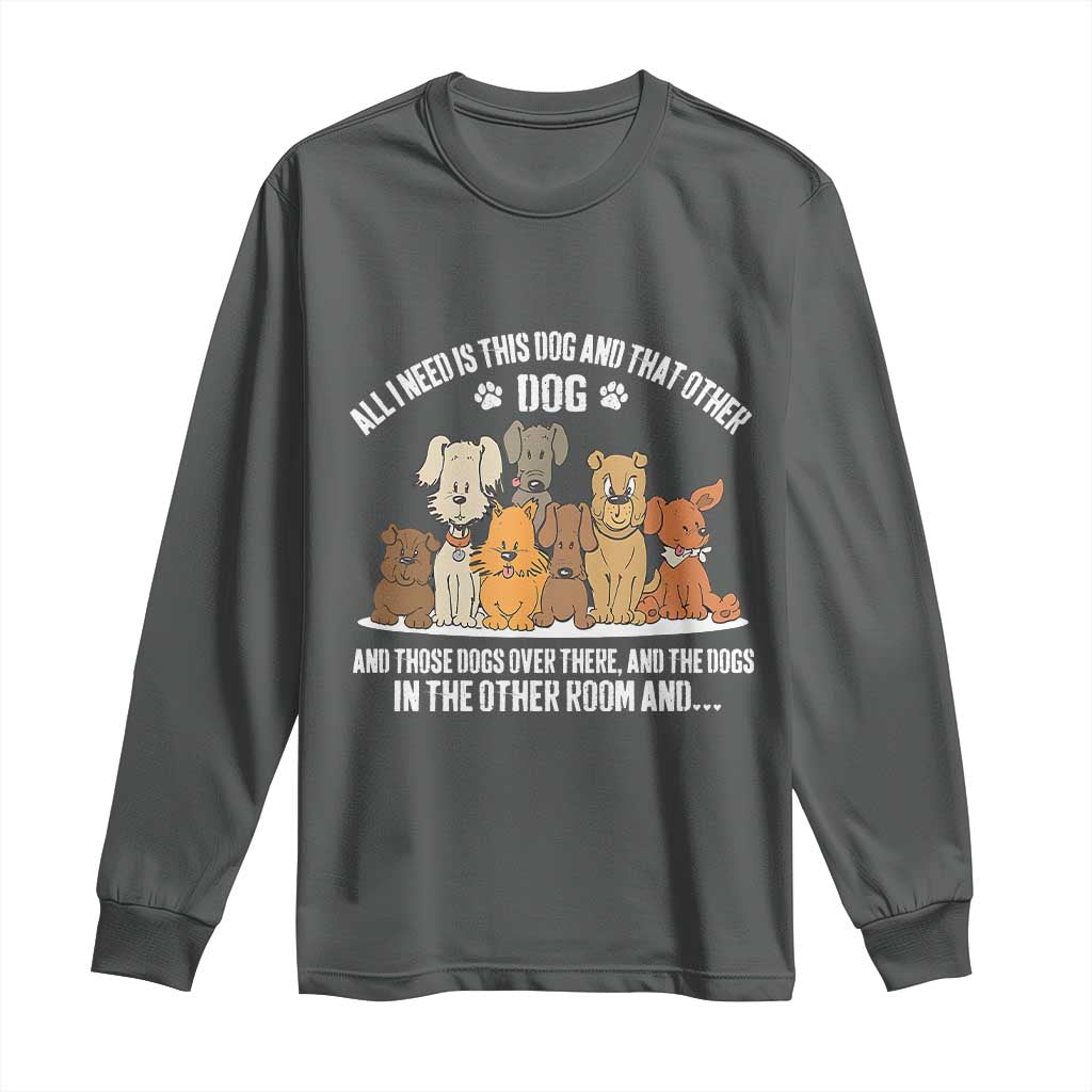 Funny Dog Lover Long Sleeve Shirt Fur Mama Dad Dog Rescue - Wonder Print Shop