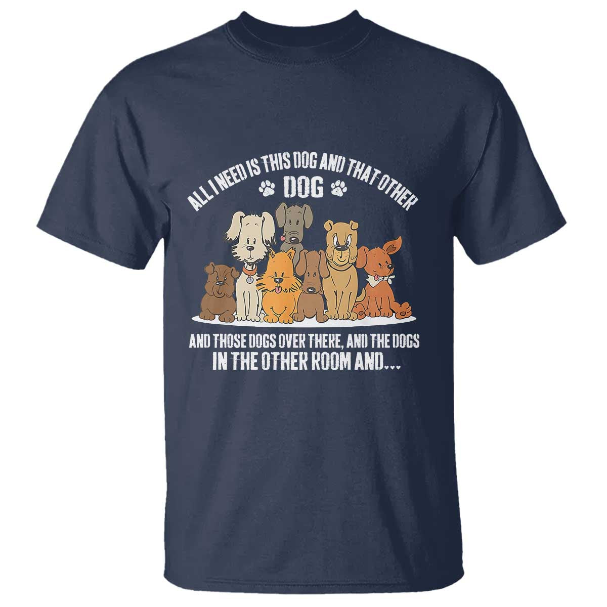 Funny Dog Lover T Shirt Fur Mama Dad Dog Rescue - Wonder Print Shop