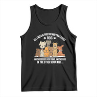 Funny Dog Lover Tank Top Fur Mama Dad Dog Rescue - Wonder Print Shop