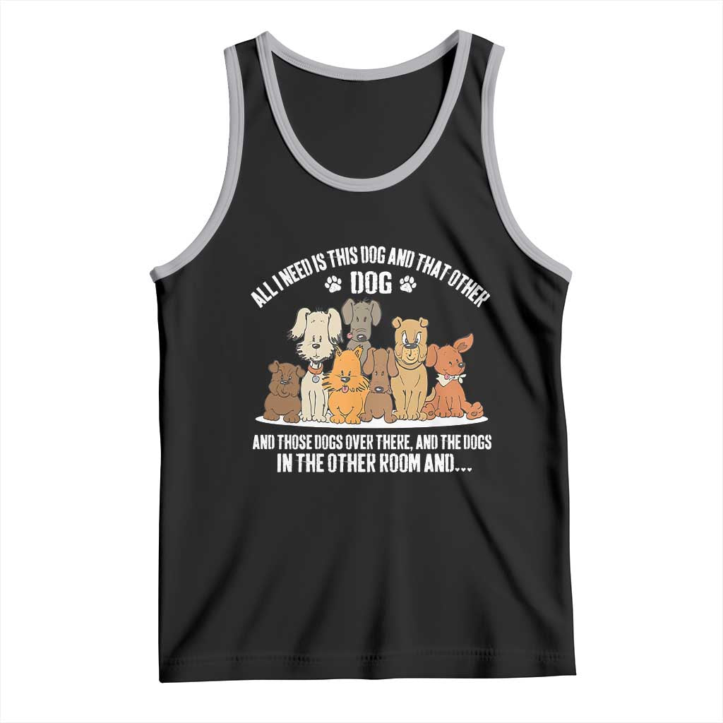 Funny Dog Lover Tank Top Fur Mama Dad Dog Rescue - Wonder Print Shop