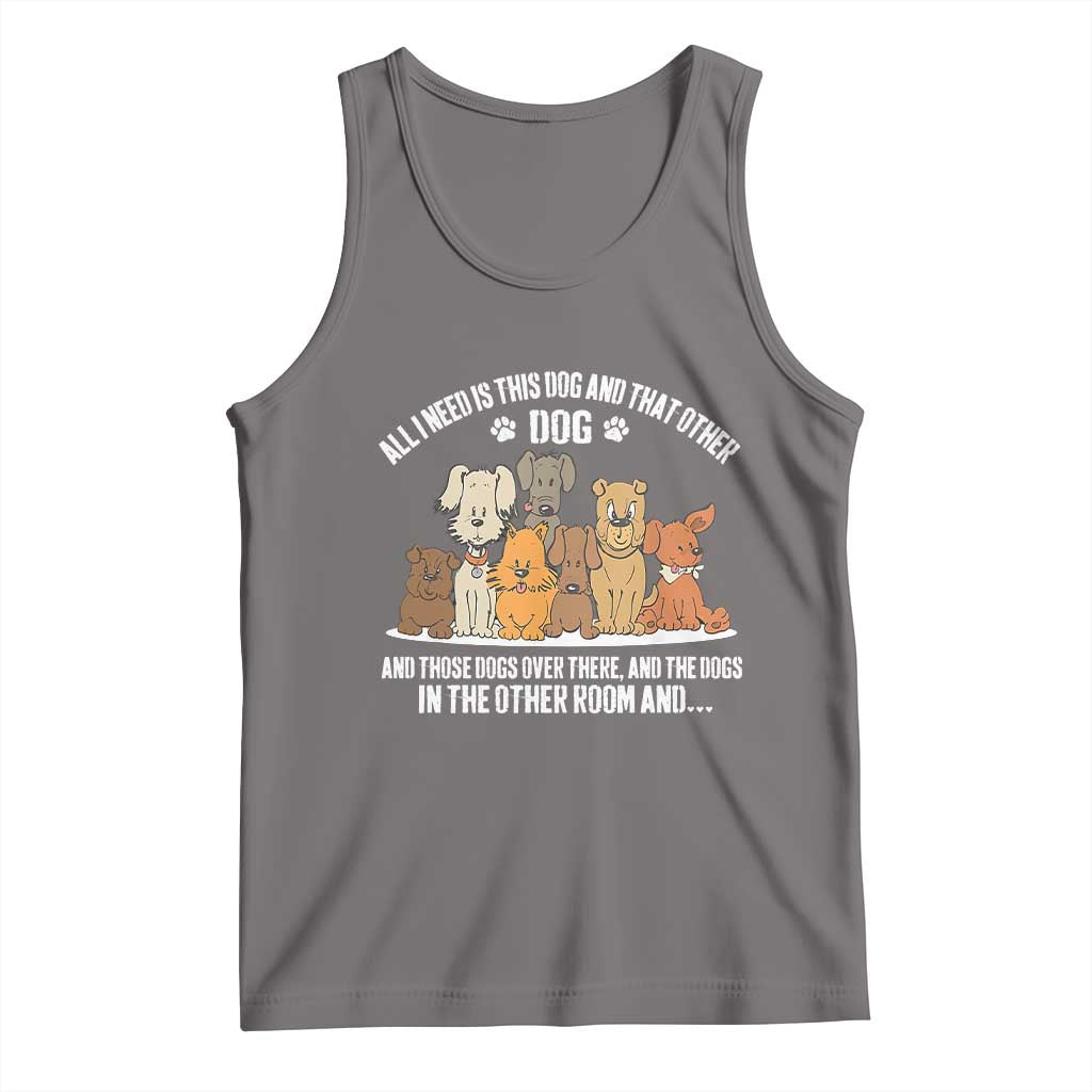 Funny Dog Lover Tank Top Fur Mama Dad Dog Rescue - Wonder Print Shop