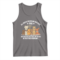 Funny Dog Lover Tank Top Fur Mama Dad Dog Rescue - Wonder Print Shop