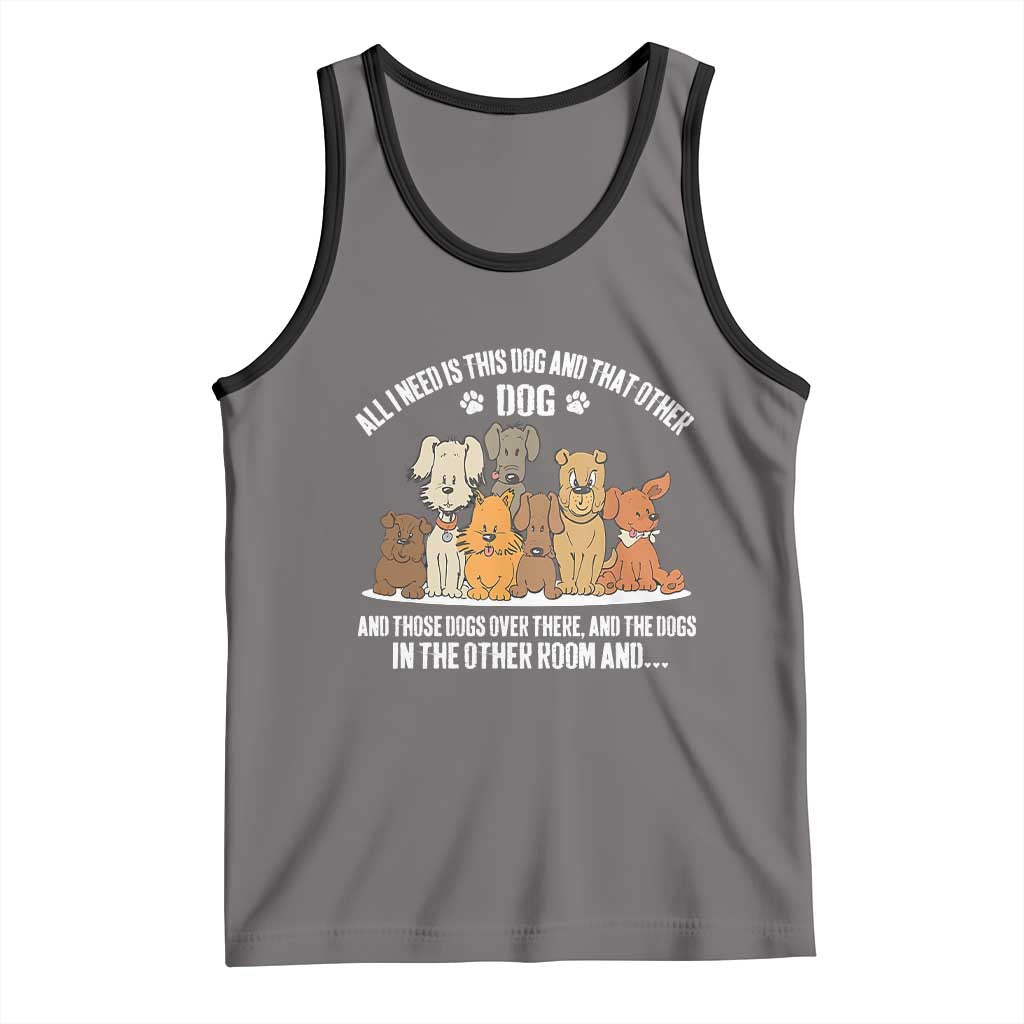 Funny Dog Lover Tank Top Fur Mama Dad Dog Rescue - Wonder Print Shop