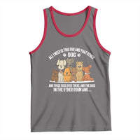 Funny Dog Lover Tank Top Fur Mama Dad Dog Rescue - Wonder Print Shop