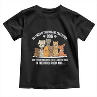 Funny Dog Lover Toddler T Shirt Fur Mama Dad Dog Rescue - Wonder Print Shop