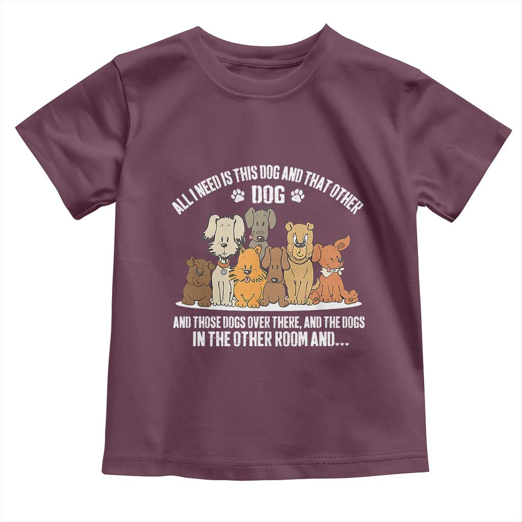 Funny Dog Lover Toddler T Shirt Fur Mama Dad Dog Rescue - Wonder Print Shop