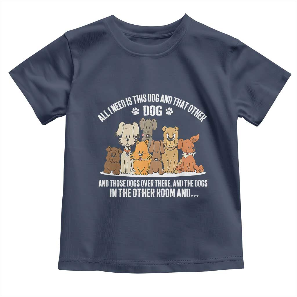 Funny Dog Lover Toddler T Shirt Fur Mama Dad Dog Rescue - Wonder Print Shop