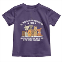 Funny Dog Lover Toddler T Shirt Fur Mama Dad Dog Rescue - Wonder Print Shop