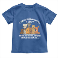 Funny Dog Lover Toddler T Shirt Fur Mama Dad Dog Rescue - Wonder Print Shop