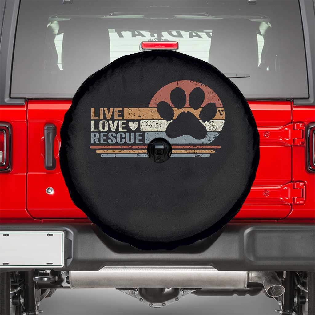 Vintage Adopt A Shelter Pet Spare Tire Cover Live Love Rescue Cat Dog Adoption Animal Rescue - Wonder Print Shop