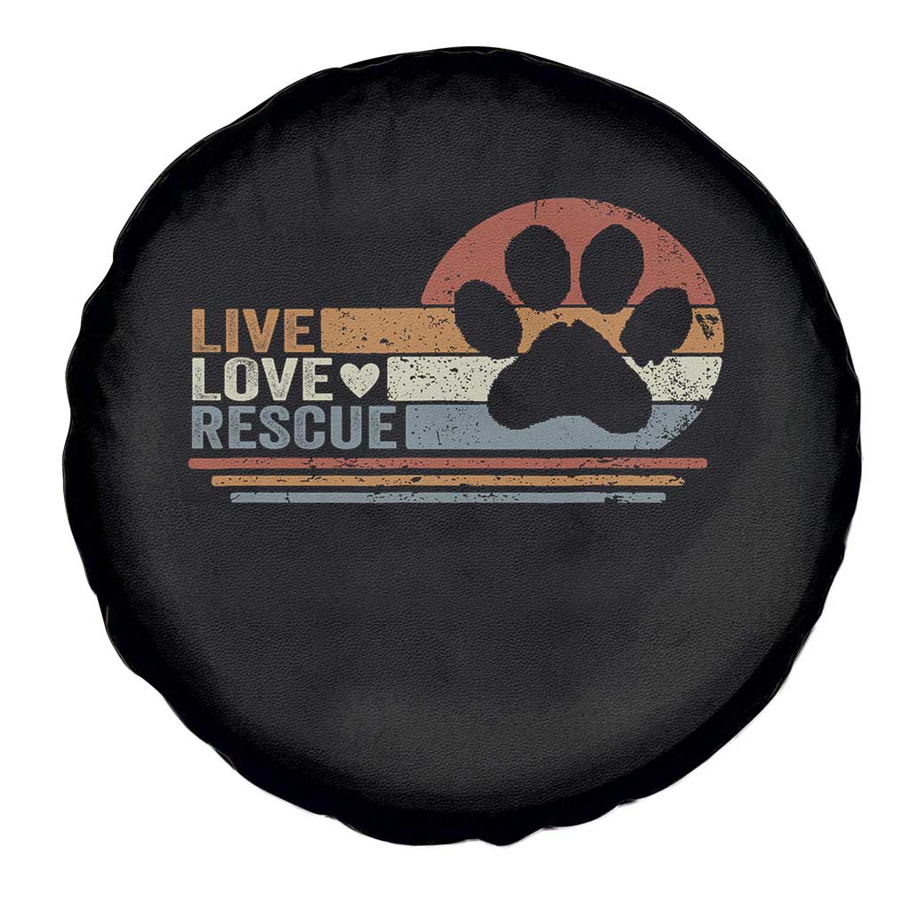 Vintage Adopt A Shelter Pet Spare Tire Cover Live Love Rescue Cat Dog Adoption Animal Rescue - Wonder Print Shop