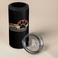 Vintage Adopt A Shelter Pet 4 in 1 Can Cooler Tumbler Live Love Rescue Cat Dog Adoption Animal Rescue - Wonder Print Shop