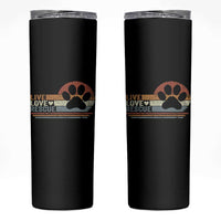 Vintage Adopt A Shelter Pet Skinny Tumbler Live Love Rescue Cat Dog Adoption Animal Rescue - Wonder Print Shop