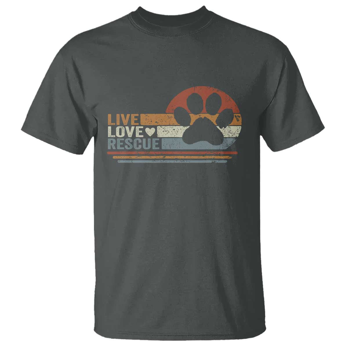 Vintage Adopt A Shelter Pet T Shirt Live Love Rescue Cat Dog Adoption Animal Rescue - Wonder Print Shop
