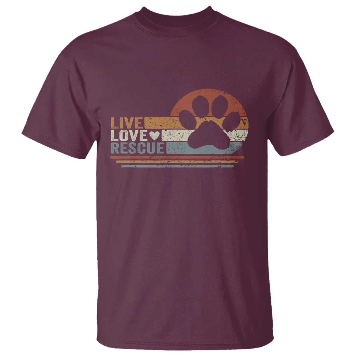 Vintage Adopt A Shelter Pet T Shirt Live Love Rescue Cat Dog Adoption Animal Rescue - Wonder Print Shop