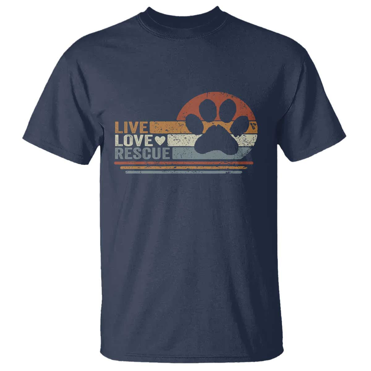 Vintage Adopt A Shelter Pet T Shirt Live Love Rescue Cat Dog Adoption Animal Rescue - Wonder Print Shop