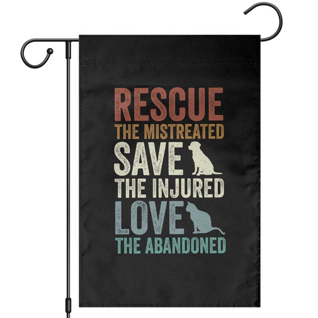 Adopt A Shelter Pet Garden Flag Rescue Save Love Cat Dog Adoption Animal Rescue - Wonder Print Shop